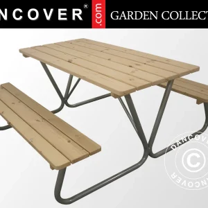 Picknicktisch, 1,75x1,60m, Naturbelassen