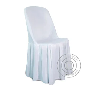 Stuhlhusse für 44x44x80cm Stuhl, Weiß