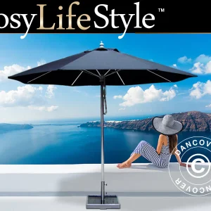 Sonnenschirm Bermuda, Ø3,5m, Schwarz