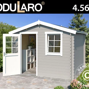 Holzschuppen Marseille 2,75x1,75x2,34m, 28mm, 4,56m², Hellgrau