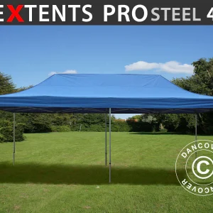 Faltzelt FleXtents PRO Steel 4x8m Blau