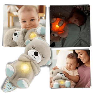 Juguete de Nutria de Peluche Portátil para aliviar la ansiedad | Juguete de Peluche para bebés de 1, 3, 6+ meses